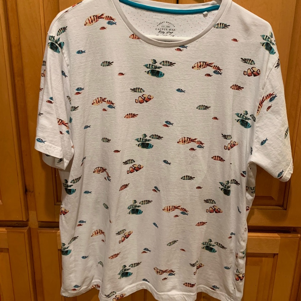 Cactus Man Fish T-Shirt